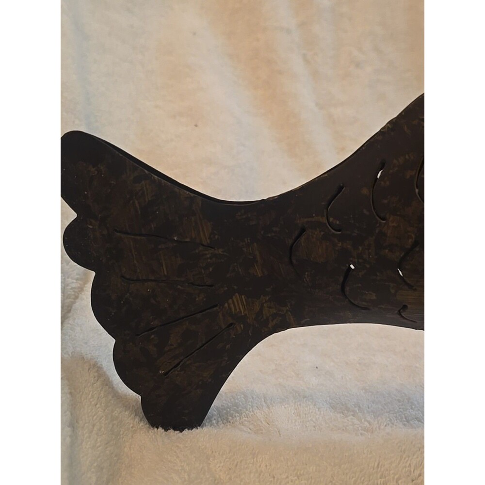Vtg Metal Fish Tealight Candle Holder 13.5" Long - Picture 9 of 9